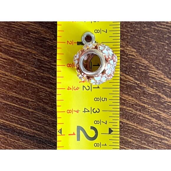 Pandora authentic rose white primerose meadow charm. jewelry bracelet - Picture 5 of 5